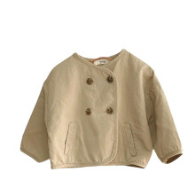 Chaqueta retro de abrigo nuevo de otoño para niños